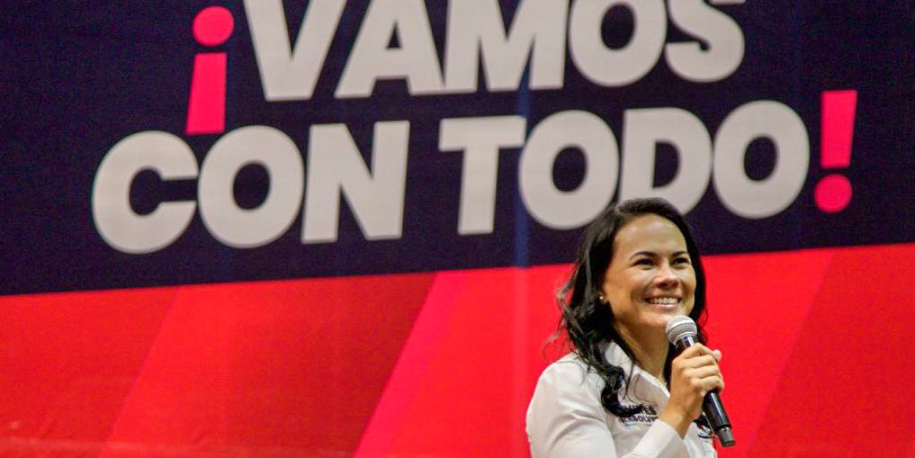 Firme, confiada, segura, Alejandra del Moral se encuentra lista para el debate y para el triunfo del 4 de junio