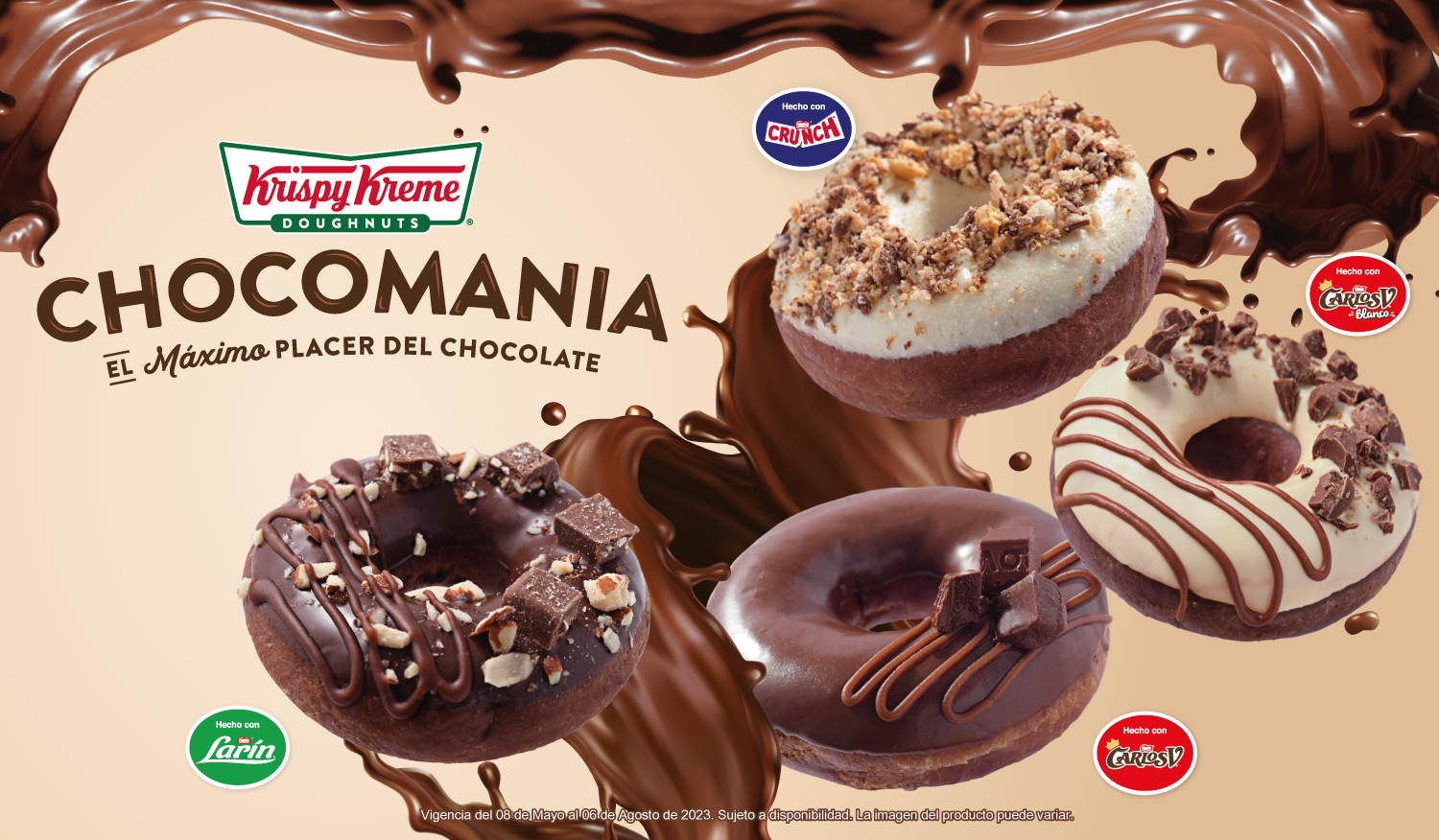 Krispy Kreme invita a probar el máximo sabor del chocolate con Chocomanía