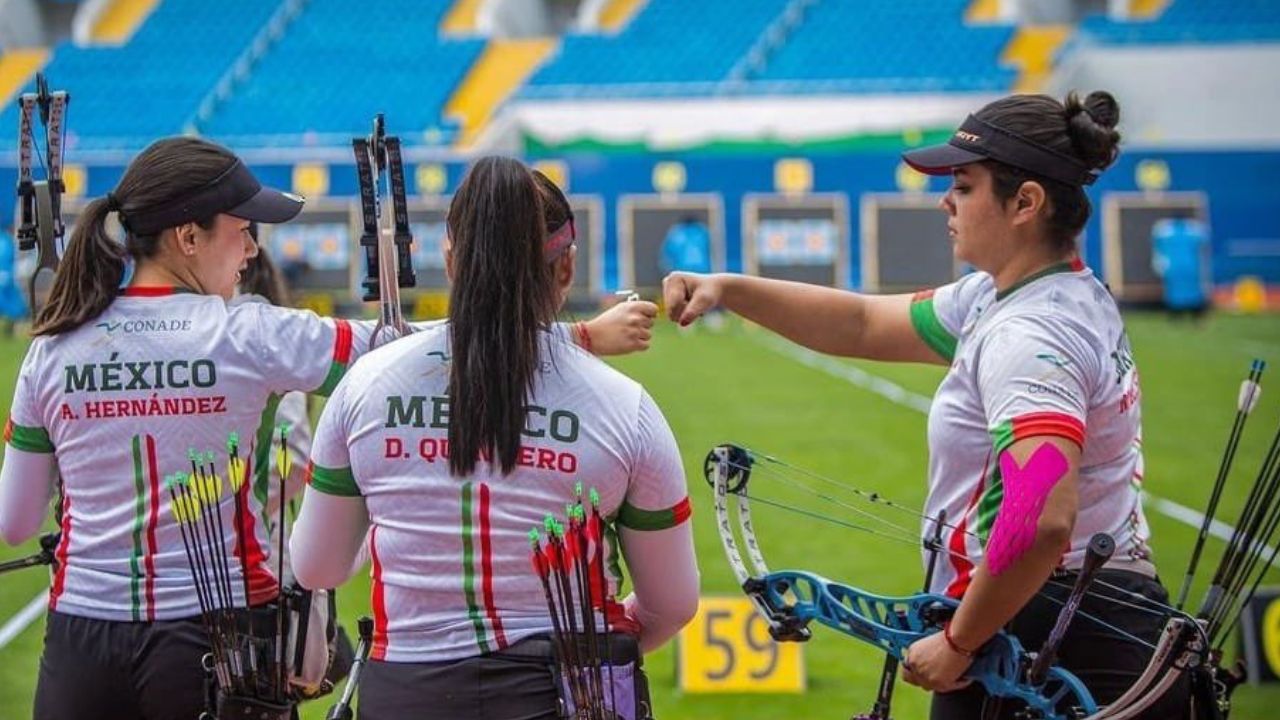 Mexicanas se llevan el oro en la Copa del Mundo de Tiro con Arco en Shanghái