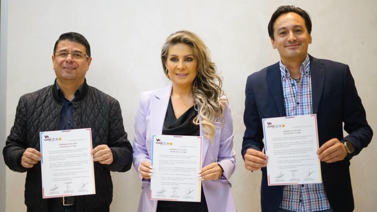 Confirman PAN, PRI y PRD en CDMX alianza para elecciones del 2024