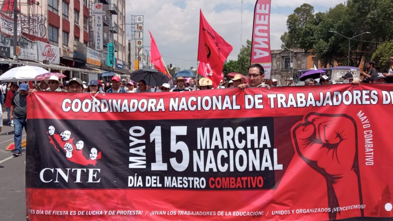 CNTE ve insuficiente aumento salarial a maestros; marcha al Zócalo