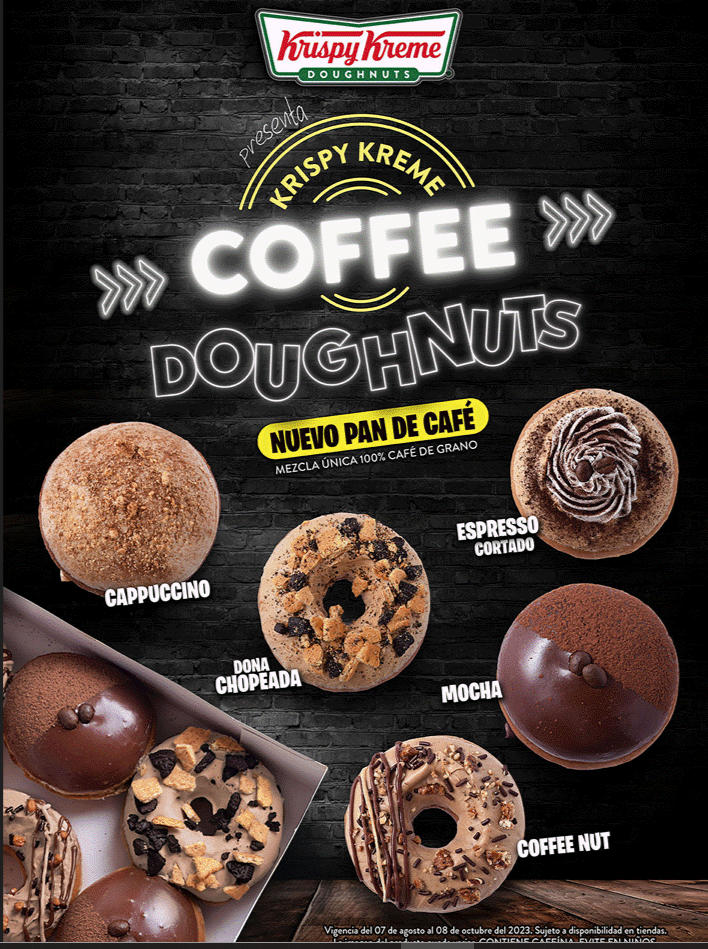 Krispy Kreme lanza la nueva colección Gourmet de Donas Coffee Doughnuts