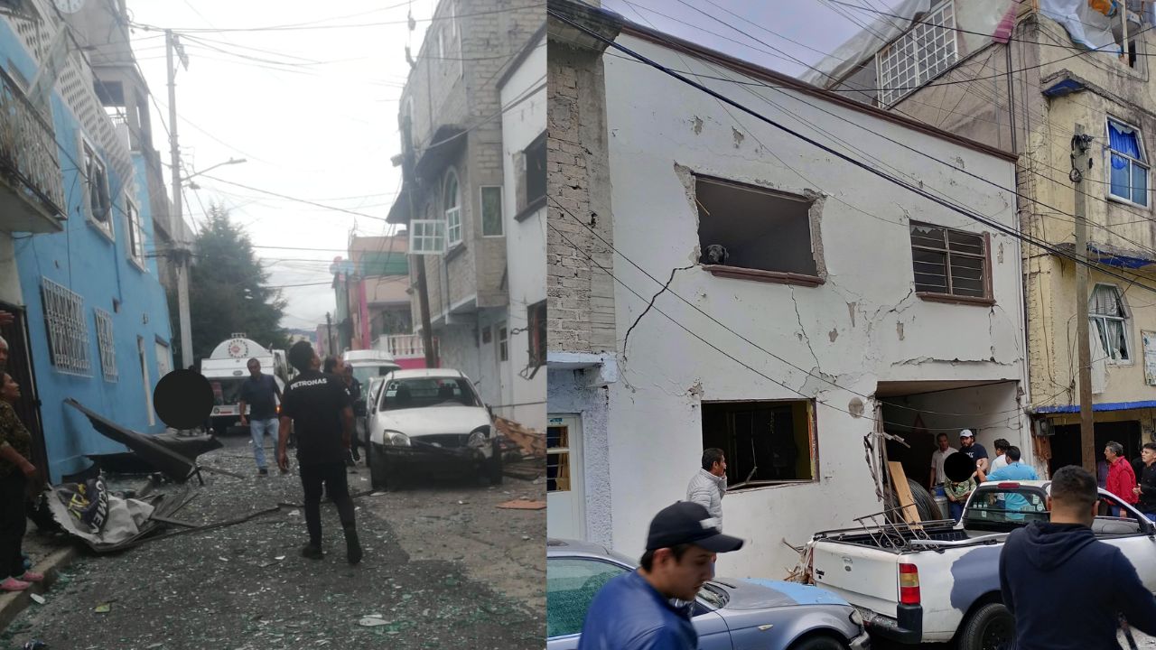Explosión en Huixquilucan, Estado de México, deja viviendas afectadas