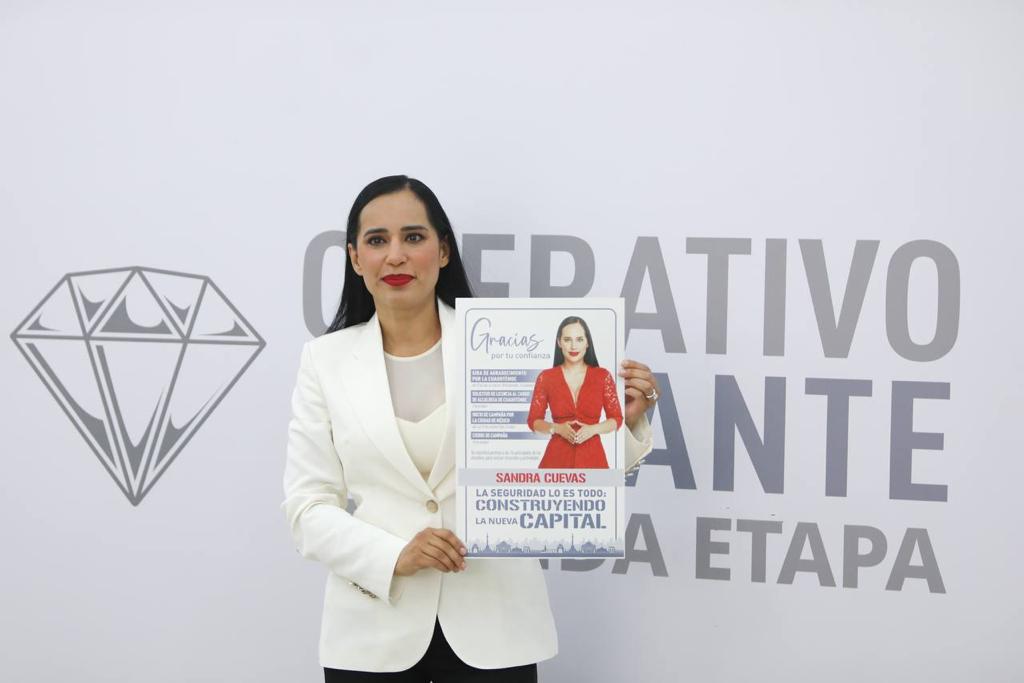 Sandra Cuevas anuncia gira de agradecimiento por la Cuauhtémoc así como de posicionamiento por la Ciudad de México