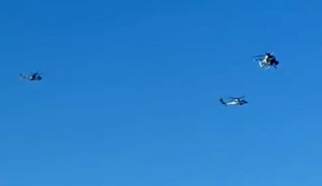 Sobrevuelan helicópteros de Sedena y GN en Reynosa por operativo