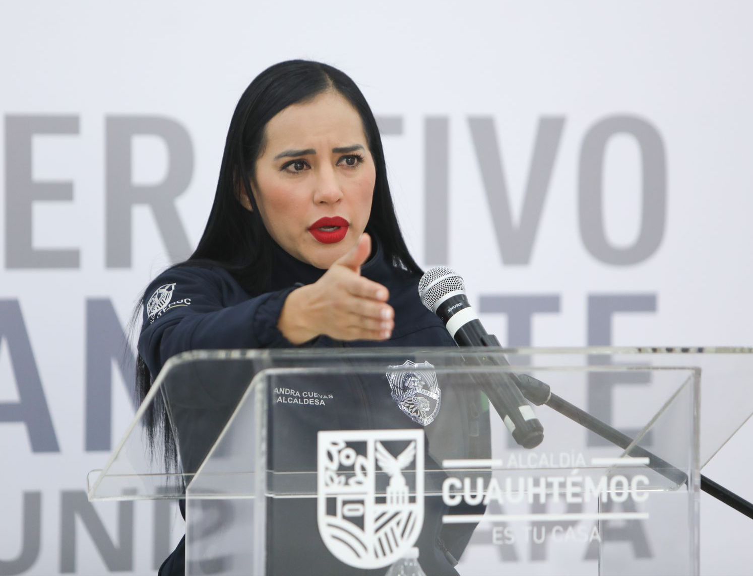 Sandra Cuevas pide no ser excluida para la jefatura de la CDMX
