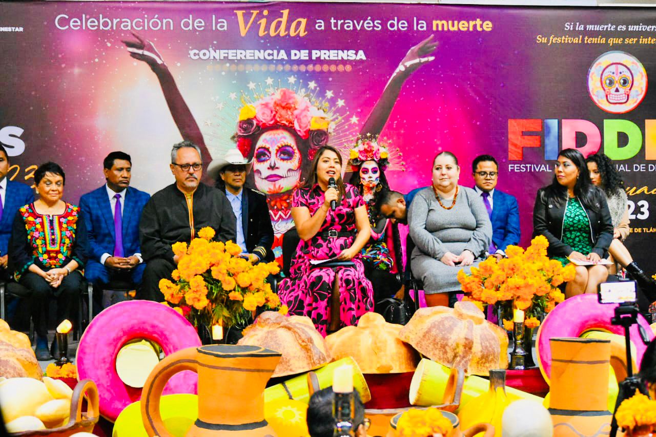 Presenta alcaldesa Berenice Hernández el ‘Festival Internacional de Día de Muertos’ Tláhuac 2023
