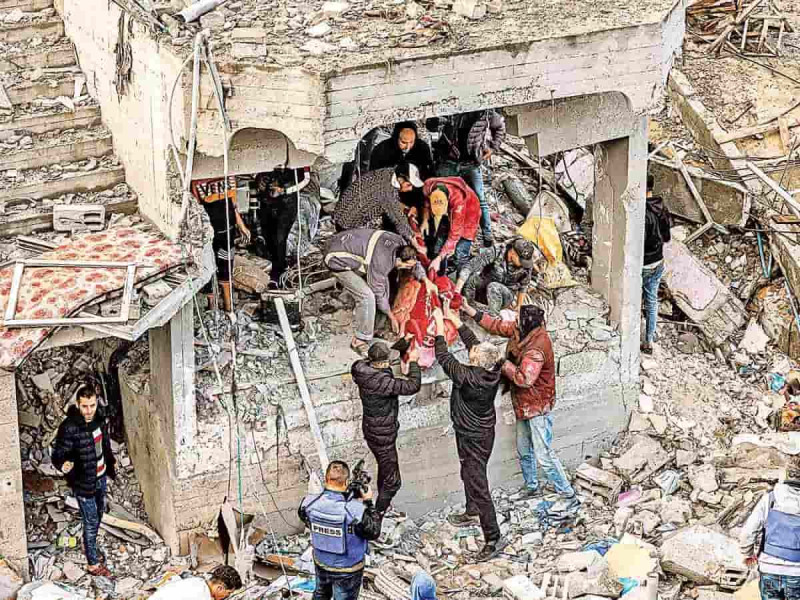 Nochebuena dejó más devastación en Gaza