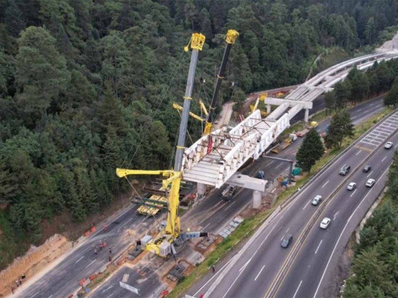Cerrarán Autopista México-Toluca por trabajos de ‘El Insurgente’