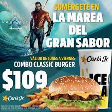 ¡Te cubrirá una marea de gran sabor! La nueva cinta de DC Comics llega a Carl’s Jr.