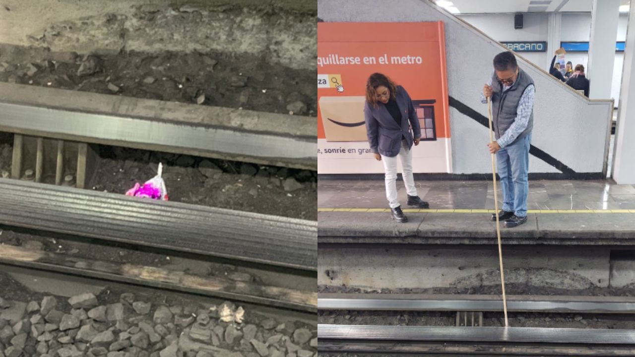 Metro presenta retrasos por globo del “Día del Amor y la Amistad” en la Línea 2