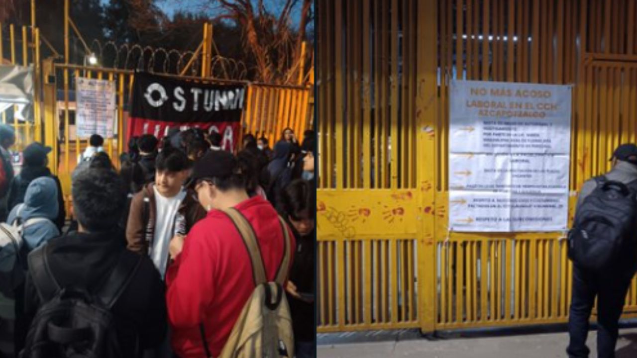 Trabajadores toman el CCH Azcapotzalco