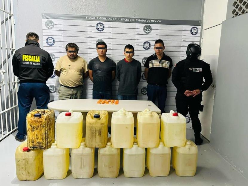 Cae banda en Neza dedicada a huachicol y venta de droga