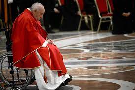 Papa Francisco cancela de último minuto su participación en el Vía Crucis de Roma