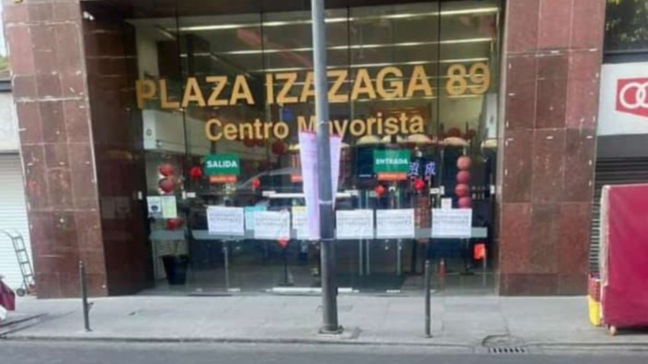 Clausuran Plaza Izazaga 89