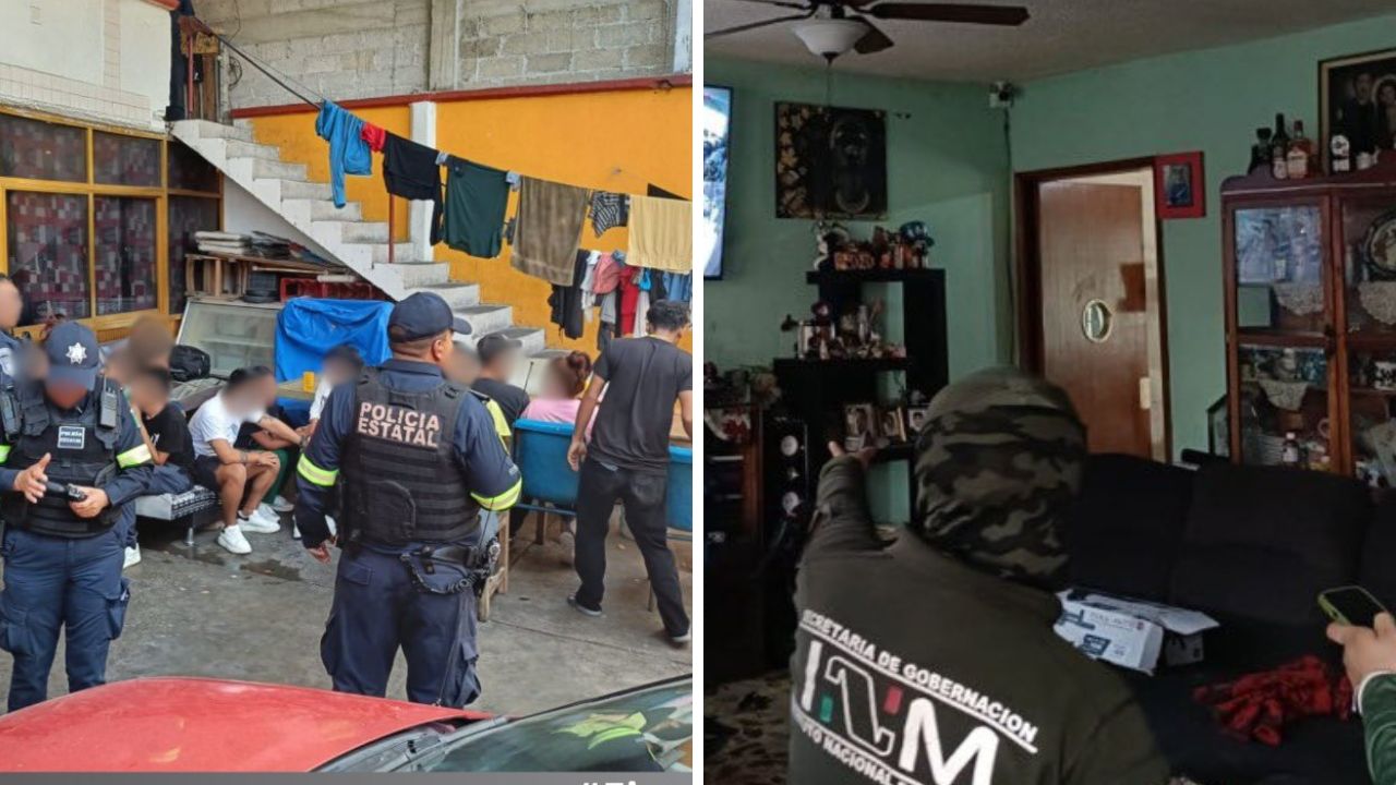Rescatan a 38 migrantes de diversas nacionalidades en Tlalnepantla