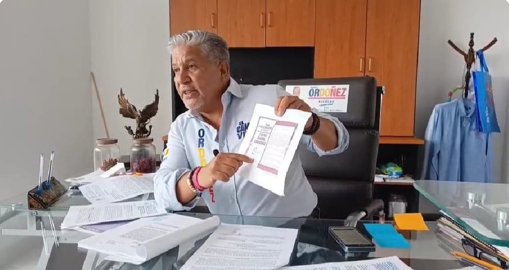 Daniel Ordoñez interpone otras dos denuncias contra su rival de Morena