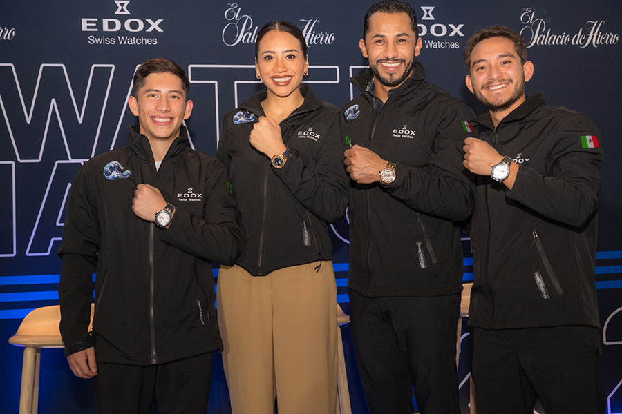 EDOX México Anuncia el Patrocinio «The Water Champion» a Destacados Atletas Olímpicos Mexicanos