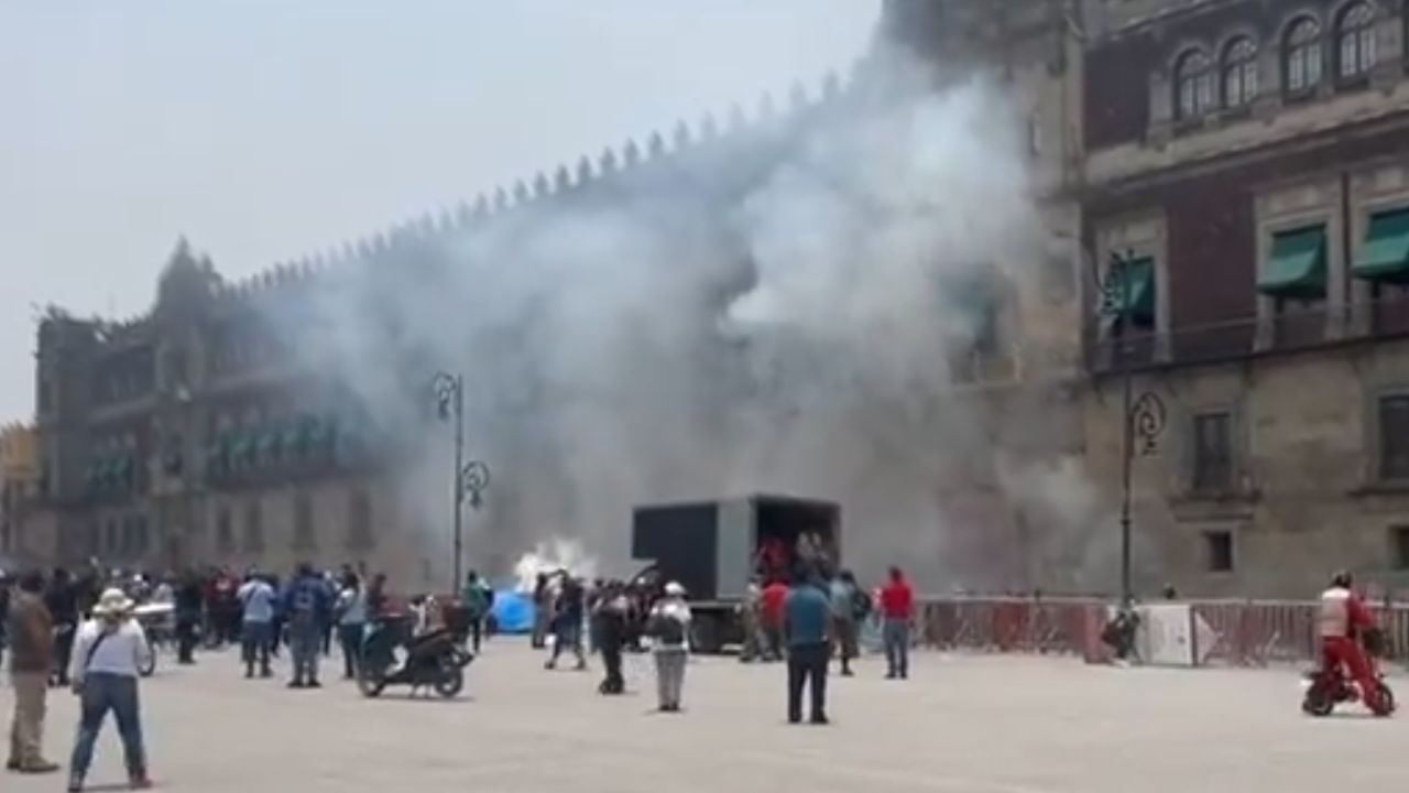 Agresión de estudiantes de Ayotzinapa en Palacio Nacional fue una provocación electoral: AMLO