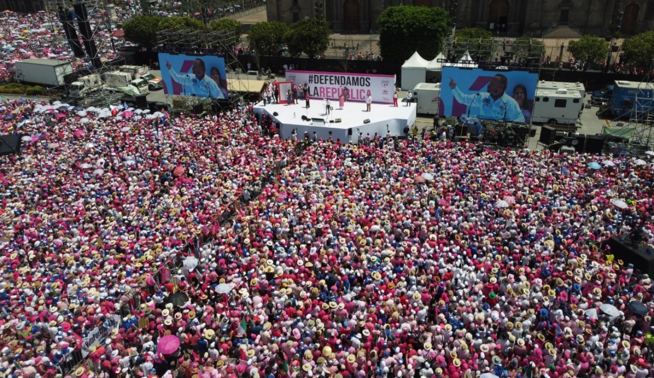 El país se encuentra muy bien, requetebién, dice AMLO sobre ‘Marea Rosa’