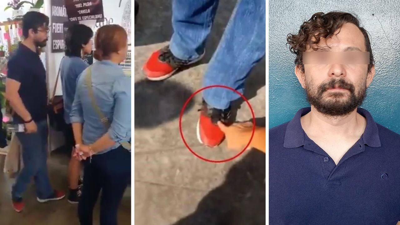 Captan a hombre grabando bajo faldas en Feria de Puebla; era maestro de la BUAP