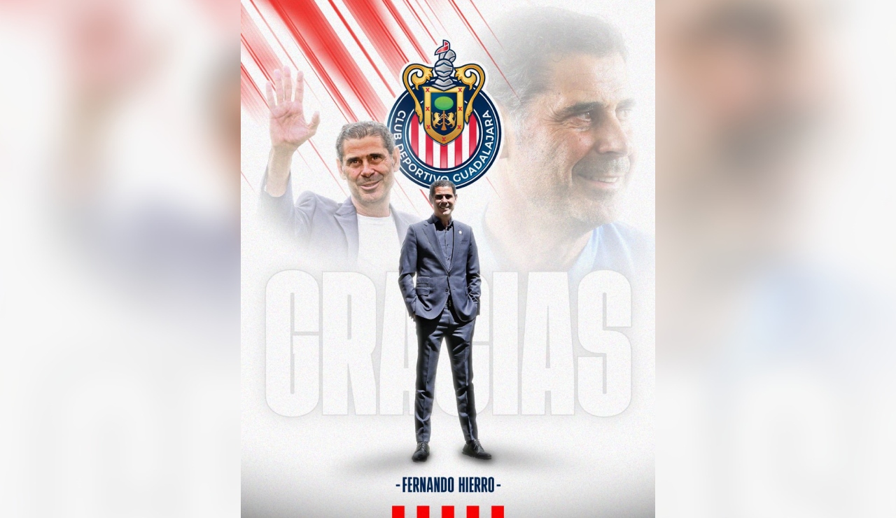 Chivas se queda sin director deportivo al renunciar Fernando Hierro