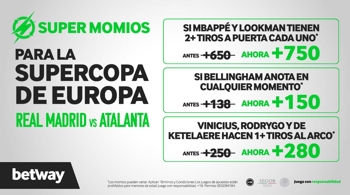 Betway lanza promoción para #SupercopaDeEuropa!