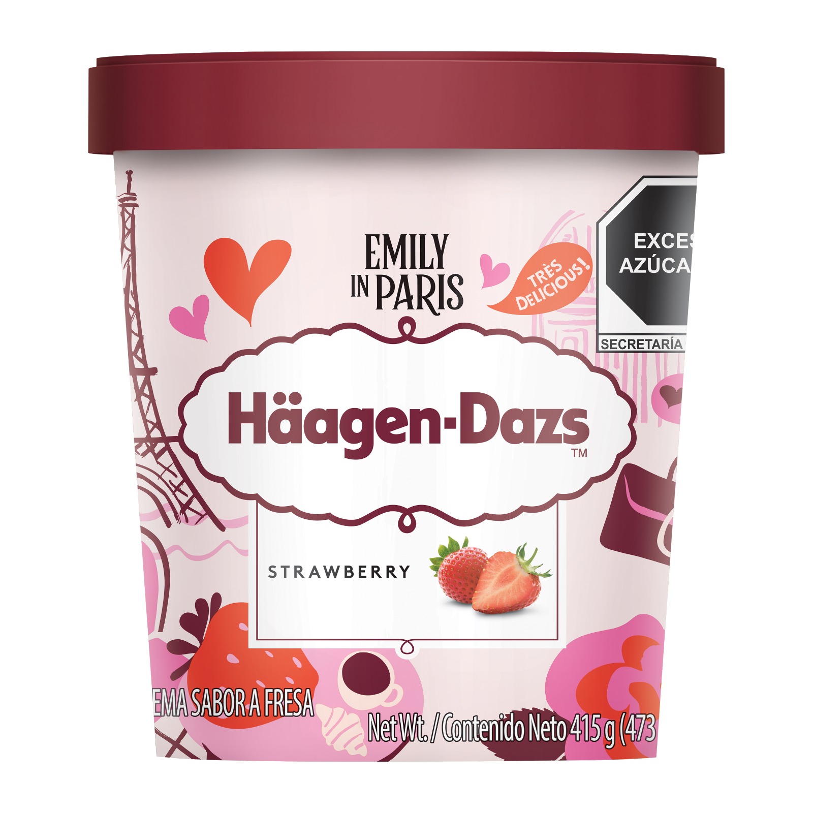 Häagen-Dazs  lanza en México helado edición limitada “Emily en París”