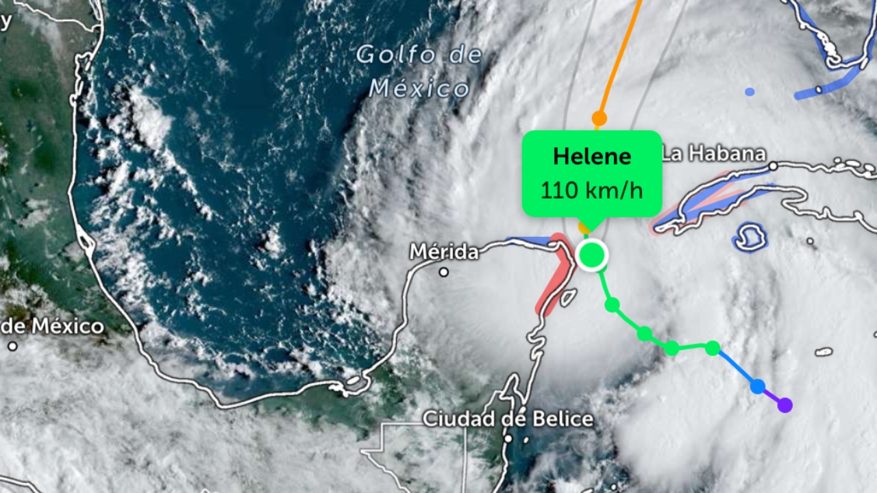 Tormenta tropical ‘Helene’ provoca retrasos y cancelaciones en aeropuerto de Cancún