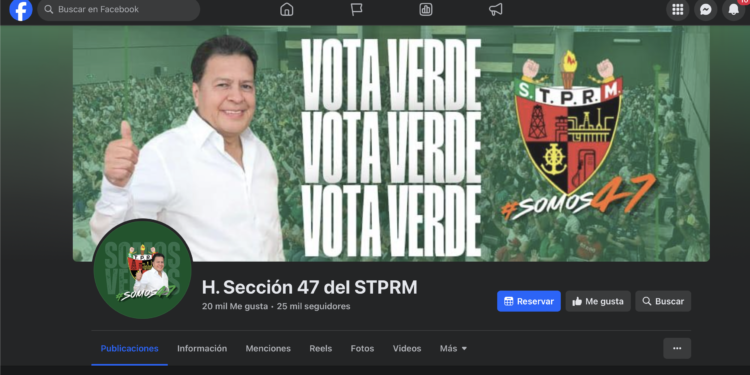 Revelan que líderes de secciones usan redes oficiales para manipular a trabajadores y favorecer a Ricardo Aldana.