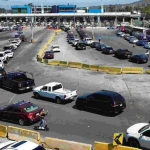 Fuerte choque en carriles centrales de Circuito Interior