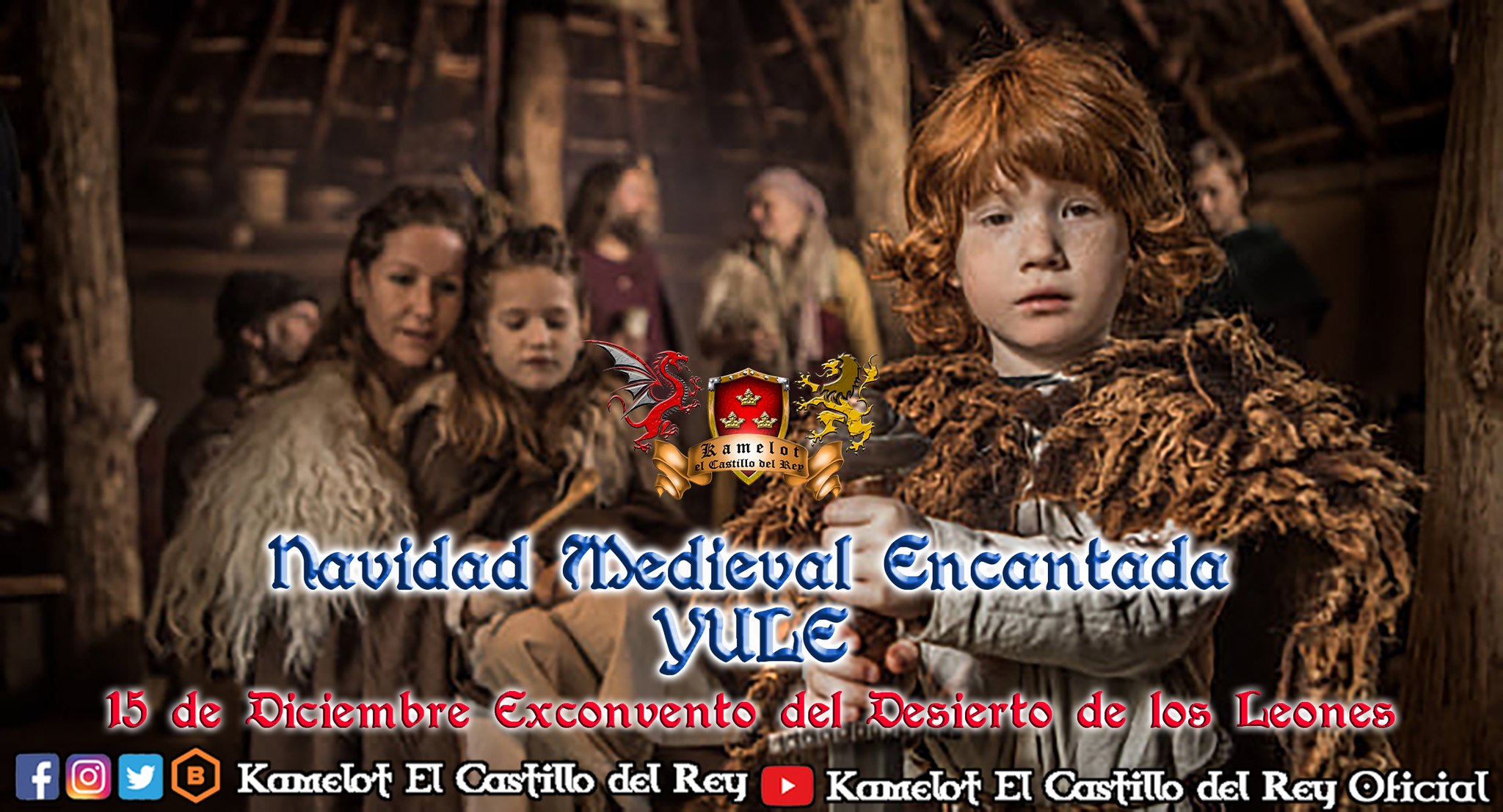 La magia de la navidad medieval encantada YULE llegará al desierto de los leones el 15 de diciembre