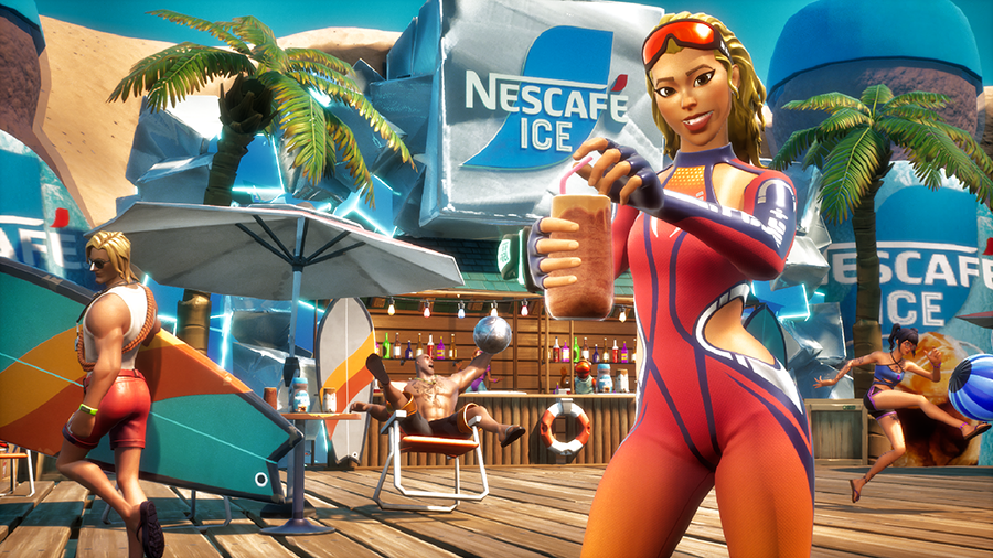 NESCAFÉ® ICE ha creado el universo digital +FRESH  dentro de Fortnite, de la mano de GGTech Studios