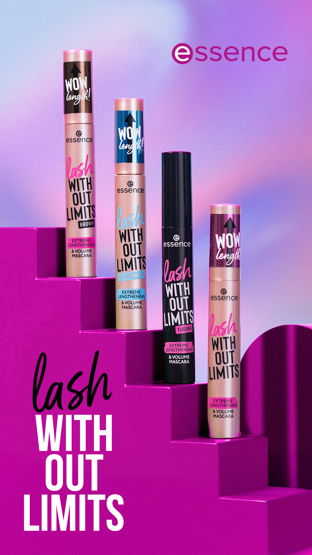 essence redefine el maquillaje de ojos con los nuevos rimels «Lash Without Limits»: pestañas sin límites, sin esfuerzo