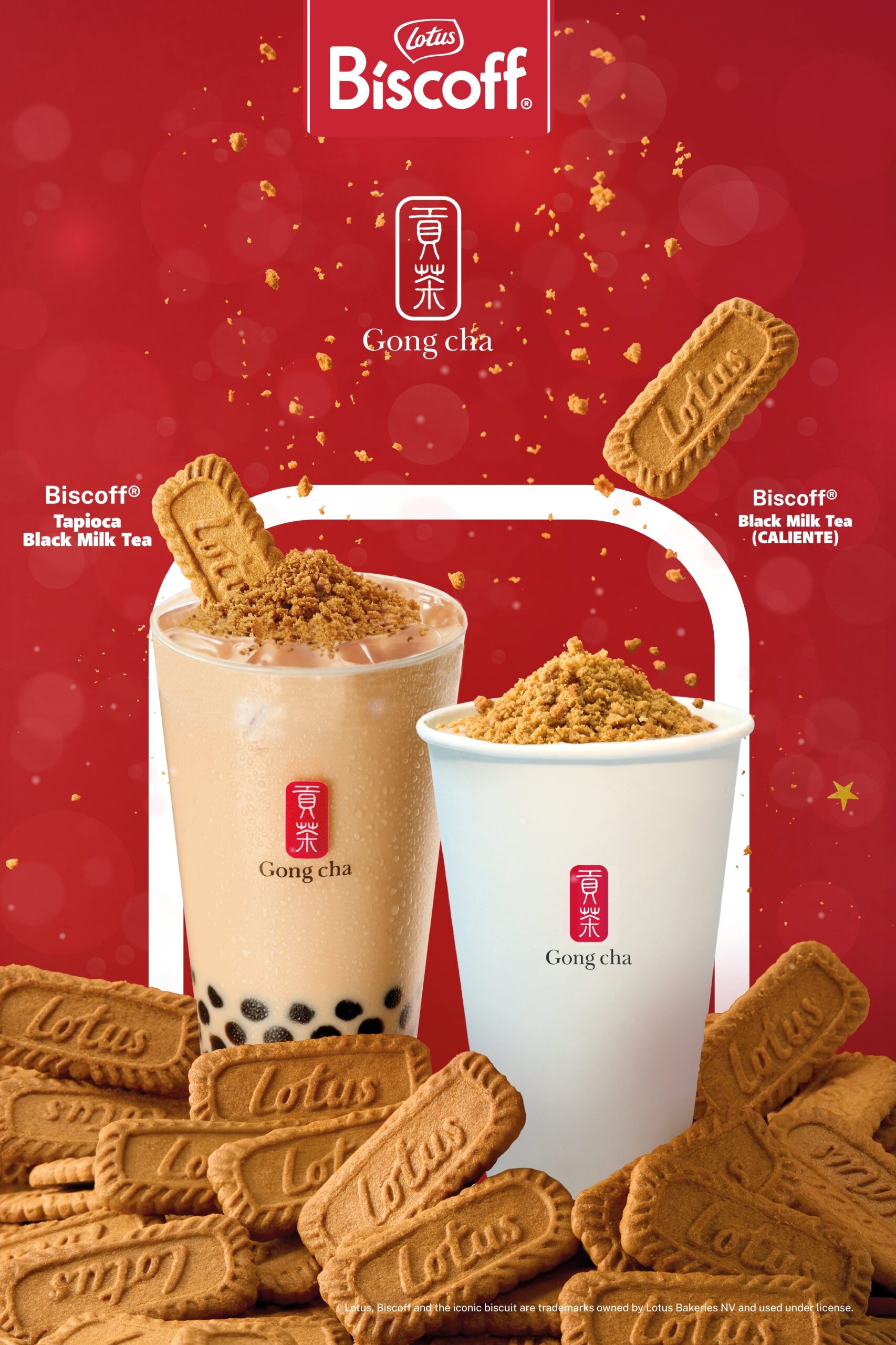 Lotus Biscoff® y Gong cha se unen para presentar las bebidas navideñas más irresistibles de la temporada