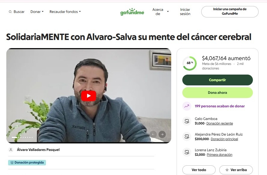 Médico se convierte en paciente: un tumor hace que la integridad del cerebro de Álvaro peligre
