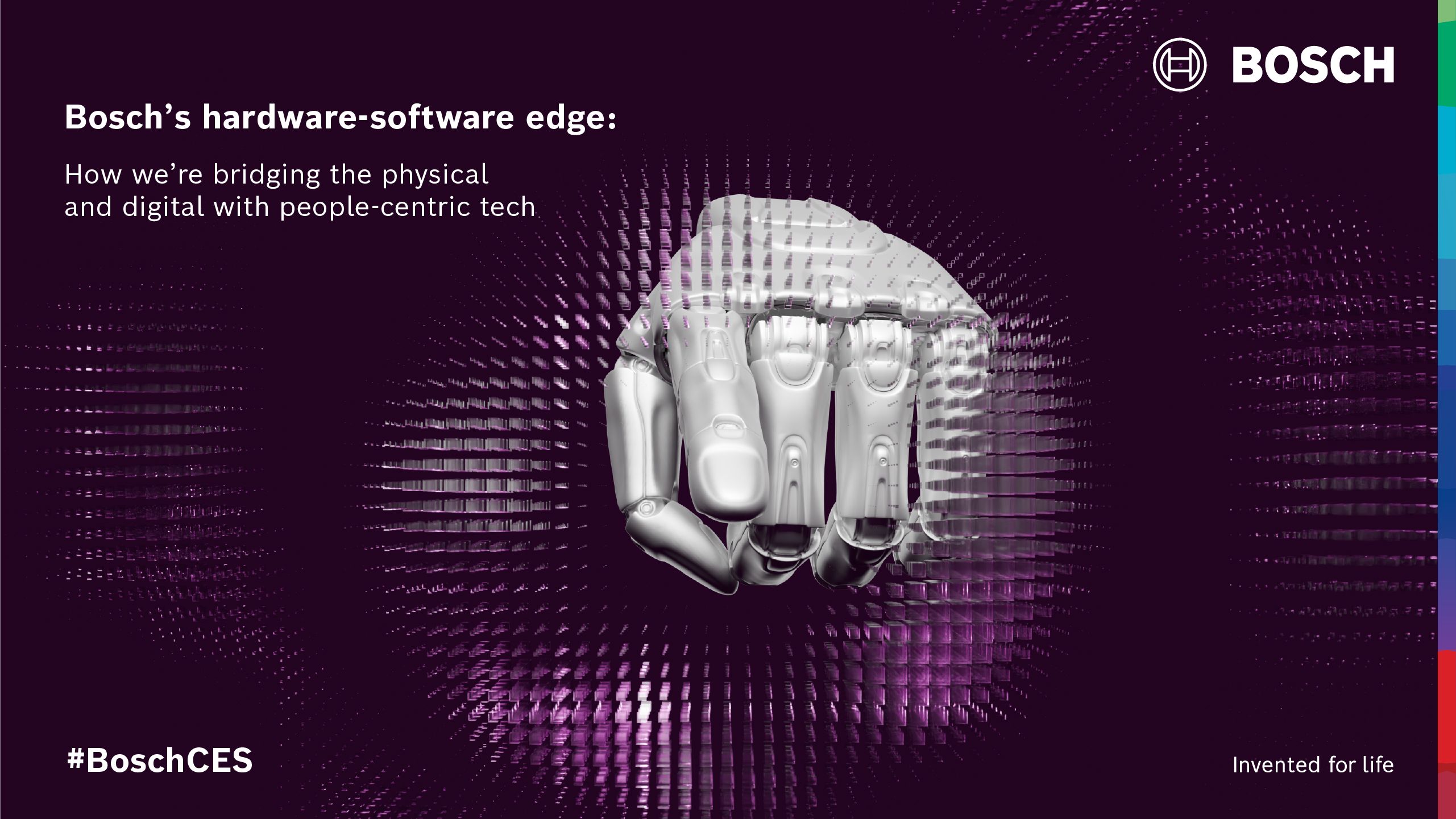 CES 2026: Bosch moldea el futuro de la movilidad, la manufactura y la tecnología para la vida diaria