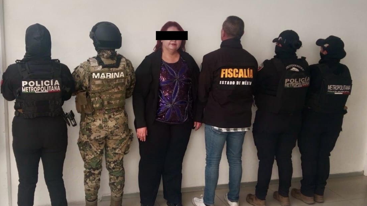Detienen a Iris “N”, objetivo prioritario por extorsión, en Edomex